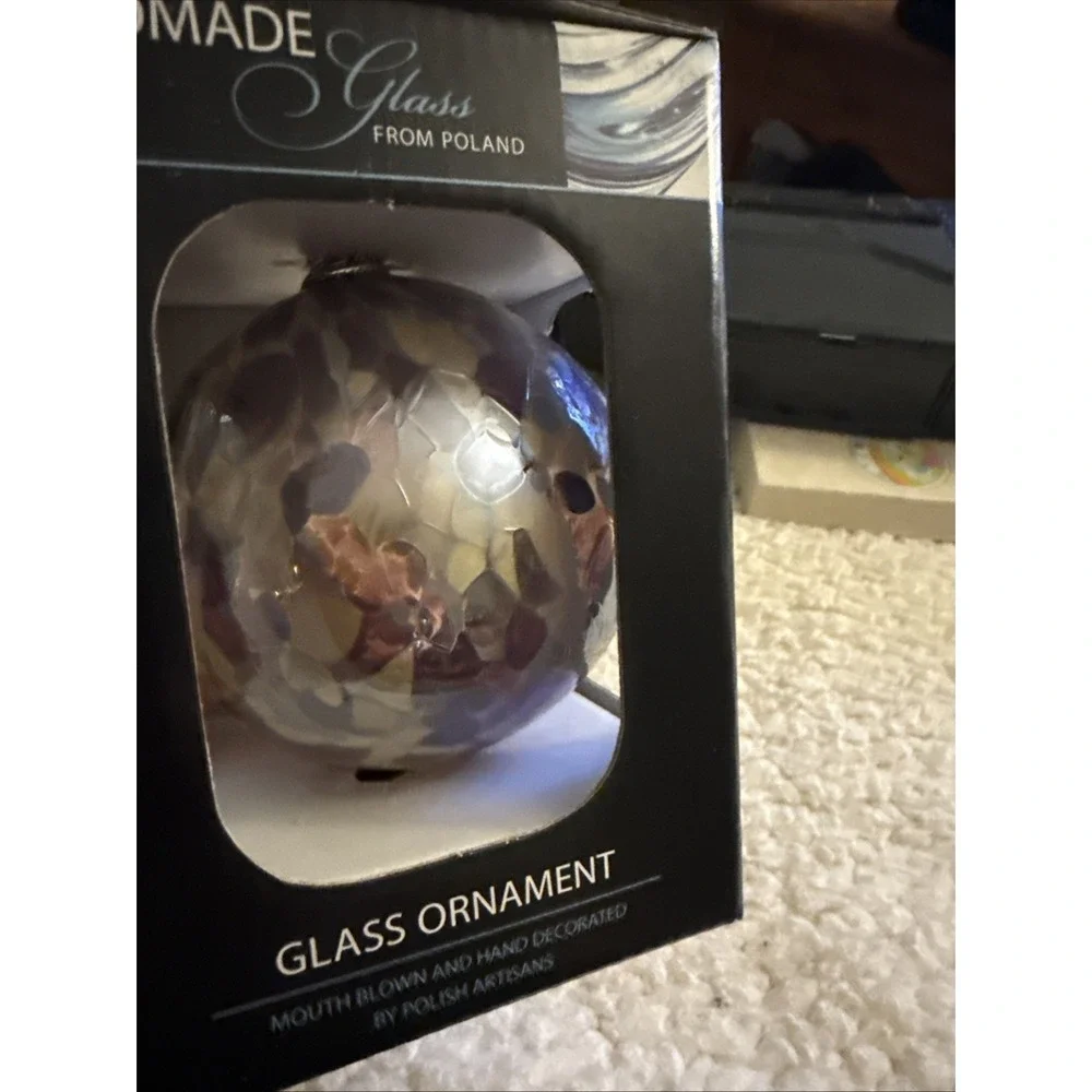 Glass Orb Handmade In Poland Zorza